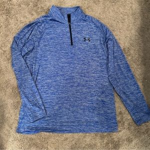 Underarmour blue quarter zip